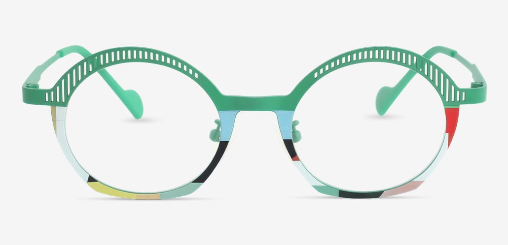 Archer Grüne Runde Brille