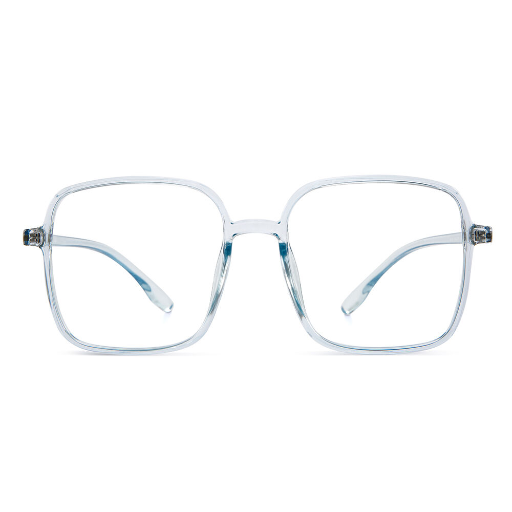 Visiona Square Clear Blue Glasses