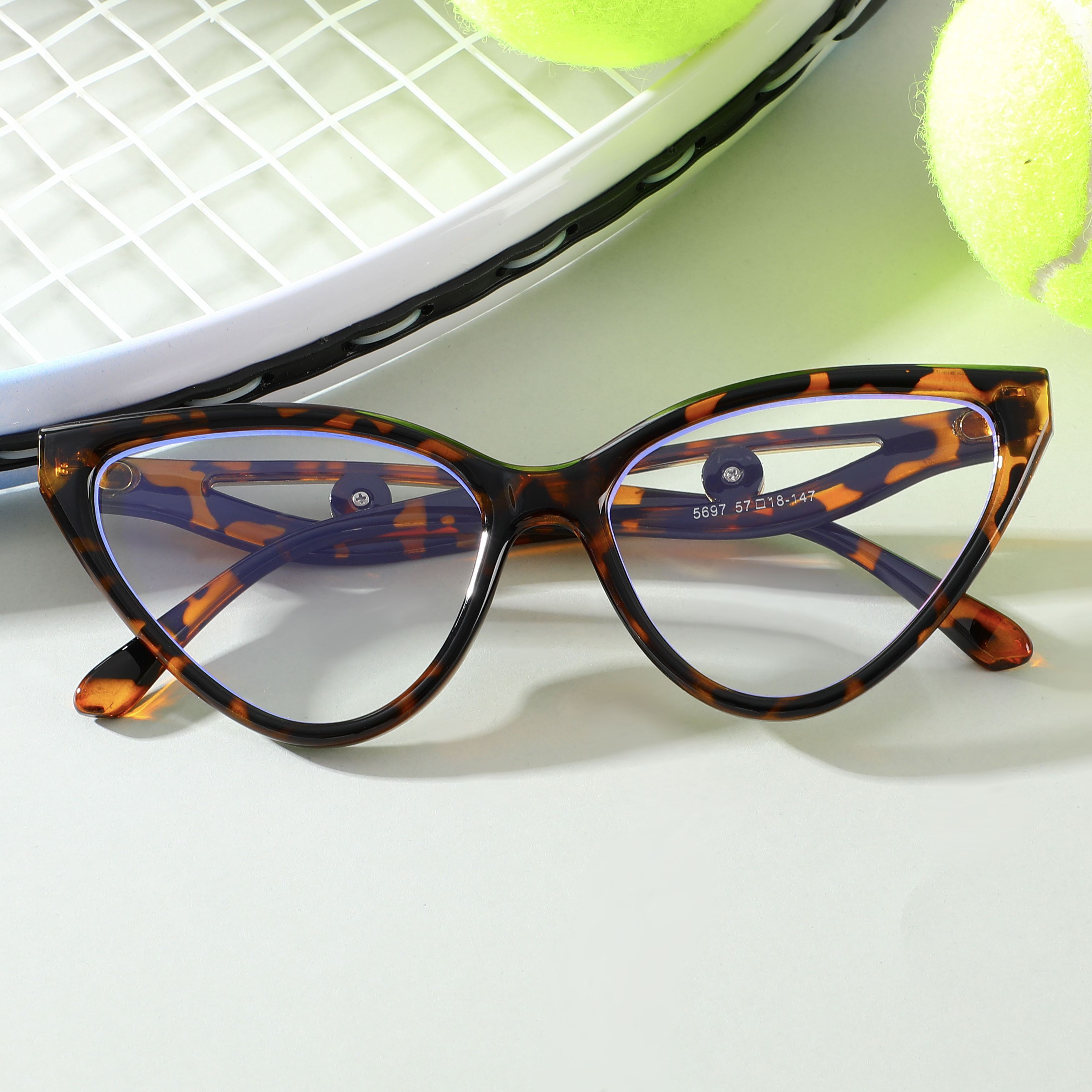 Occhiali da Vista Barbara Cat Eye Tartarugato