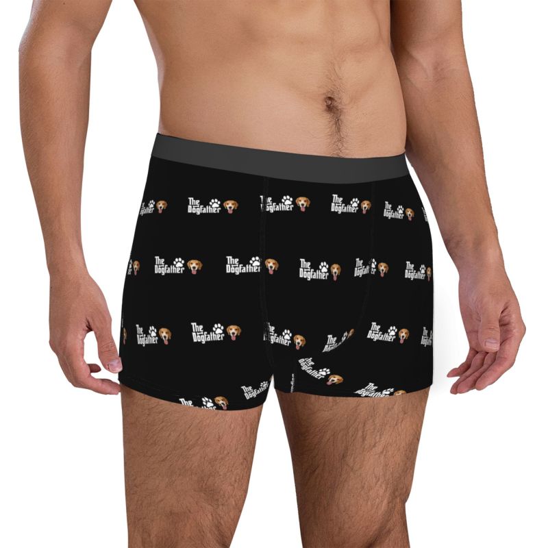 Boxer intimo da uomo con foto personalizzata, regalo adorabile per gli amanti degli animali