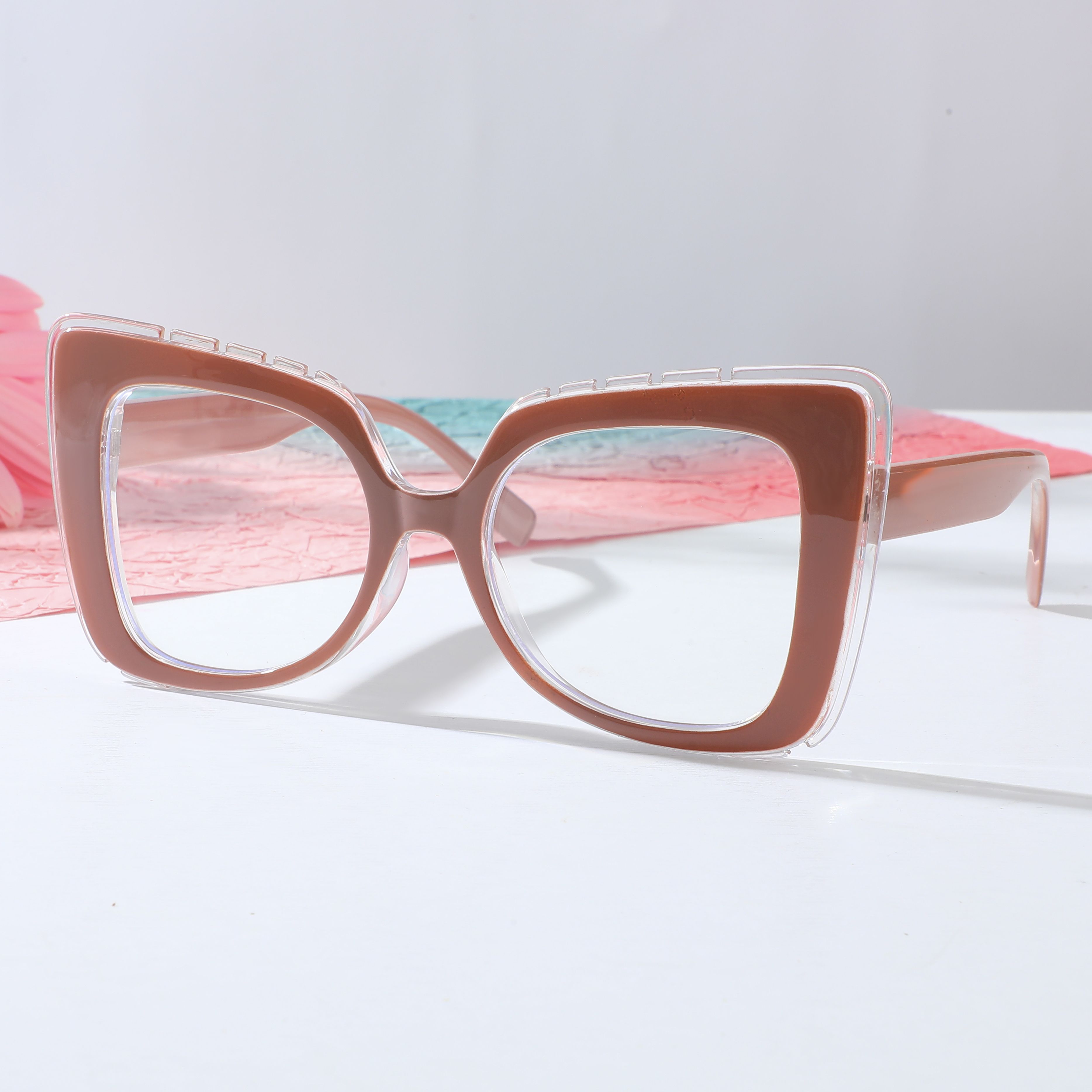 Lunettes de Vue Walpole Cat Eye Marron
