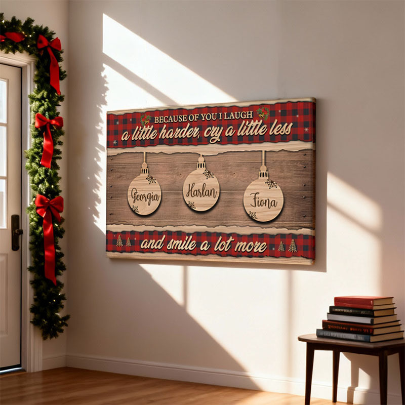 Tableau mural en toile personnalisé cadeau idéal pour Noël