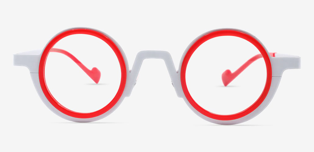 Careg Lunettes Rondes Blanches