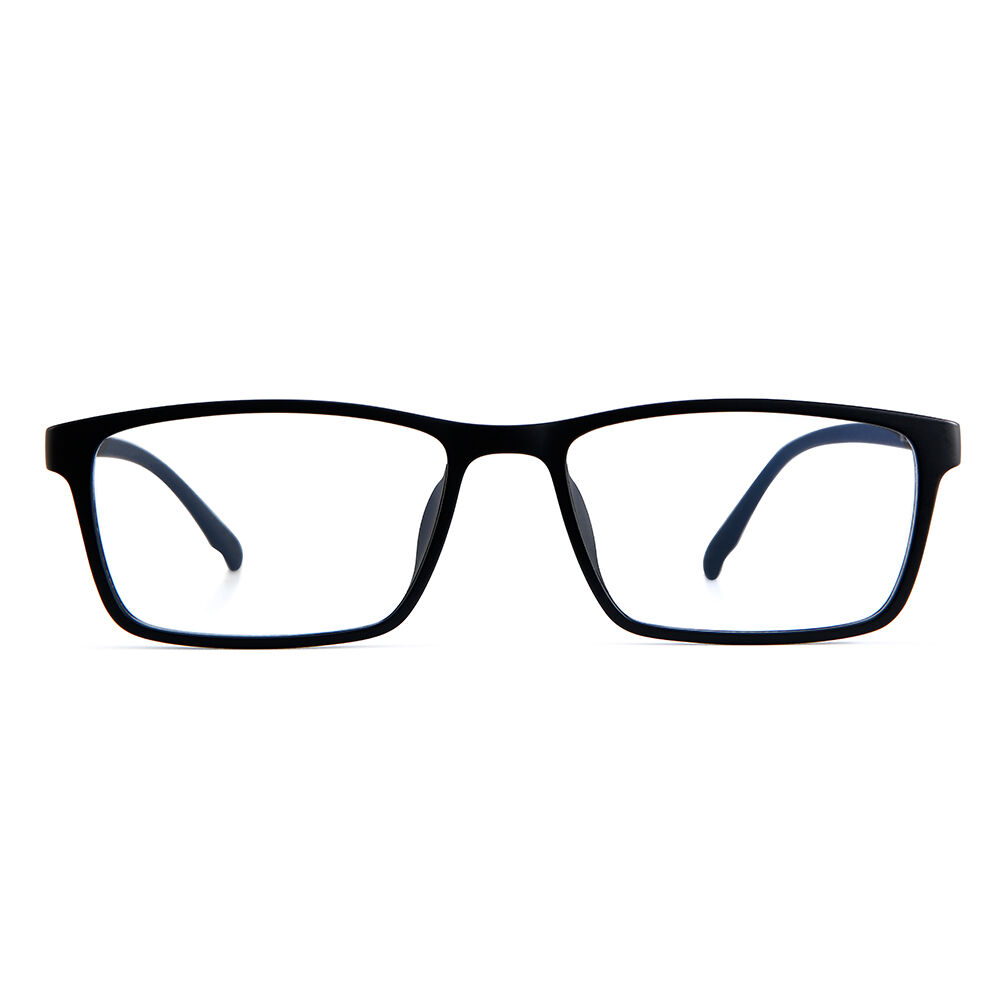 Madison Rectangle Black Glasses