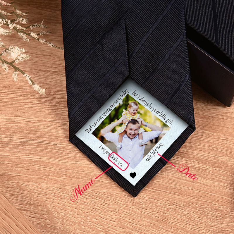 Custom Photo Tie Perfect Gift for Father