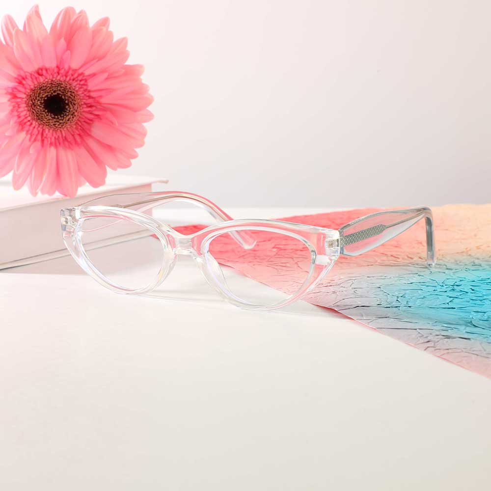 Occhiali da Vista Everley Cat Eye Chiaro 
