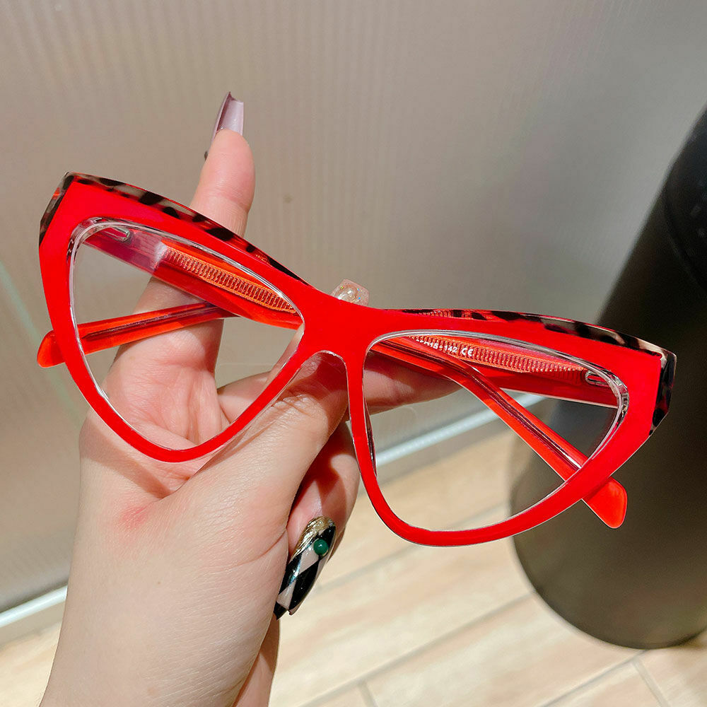 Henry Cat Eye Red Glasses
