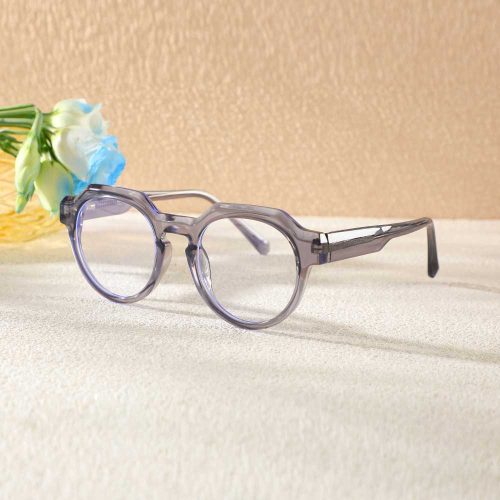 Stuar Runde Graue Brille