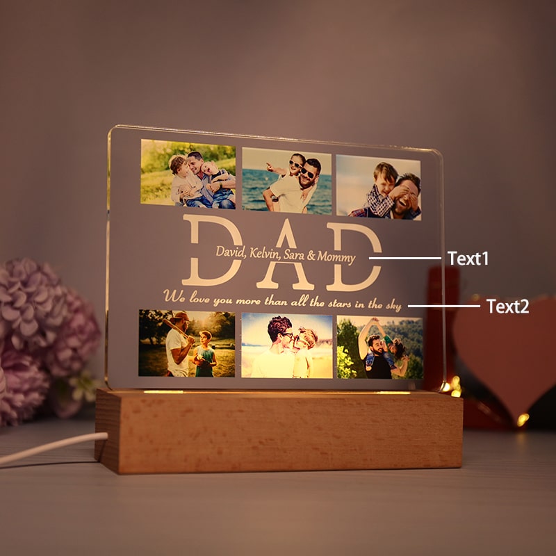 Custom DAD Acrylic Photo Light