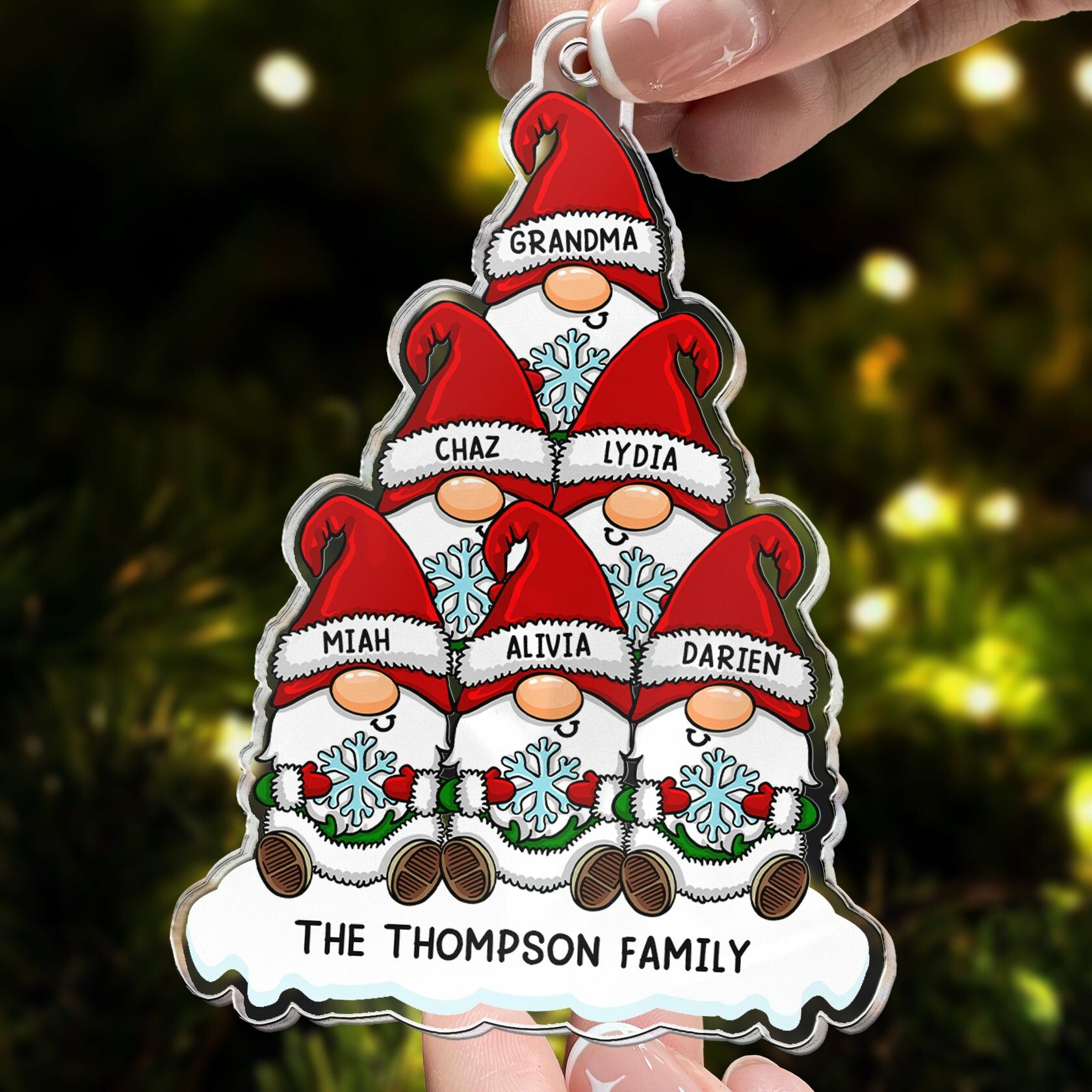 Personalized Christmas Ornaments Customized Names Funny Gifts For Family
