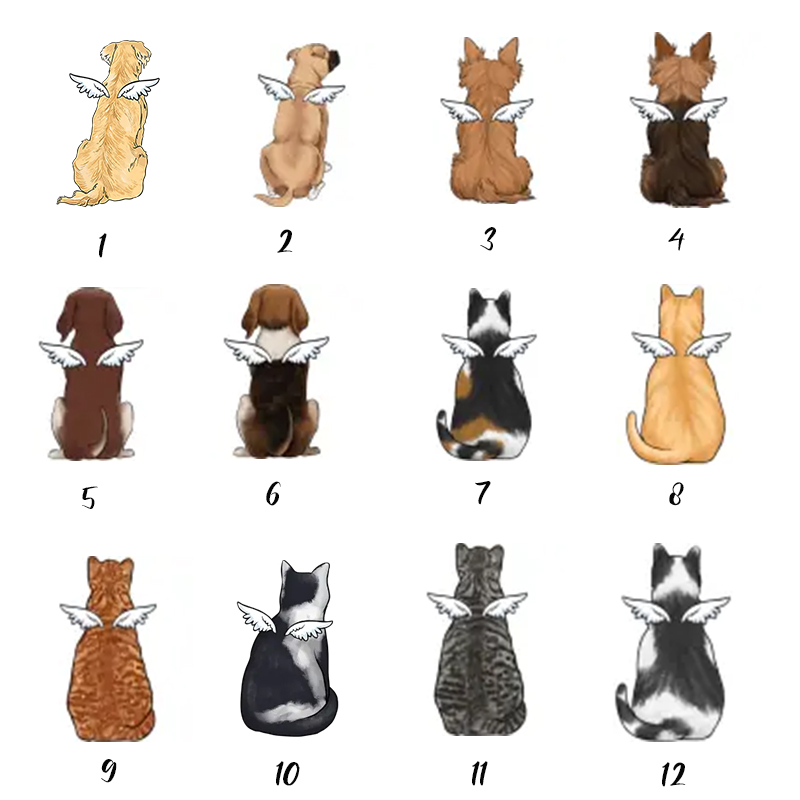 Personalized Christmas Ornaments Customized Pet Names And Styles Warm Gifts For Pet Lovers