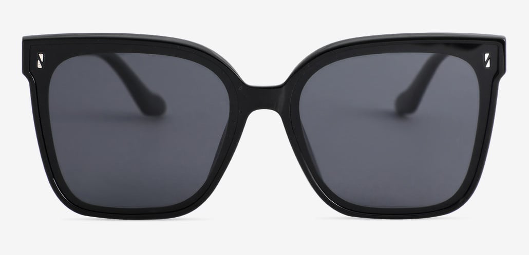 Bowen Black Square Sunglasses