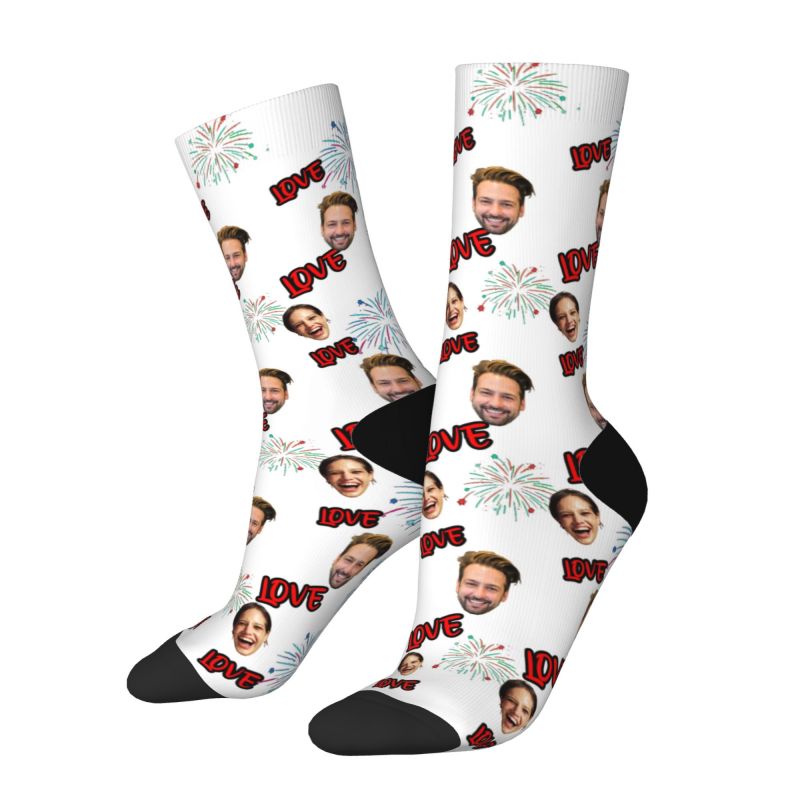 カスタマイズ 顔 イラスト ハイソックス