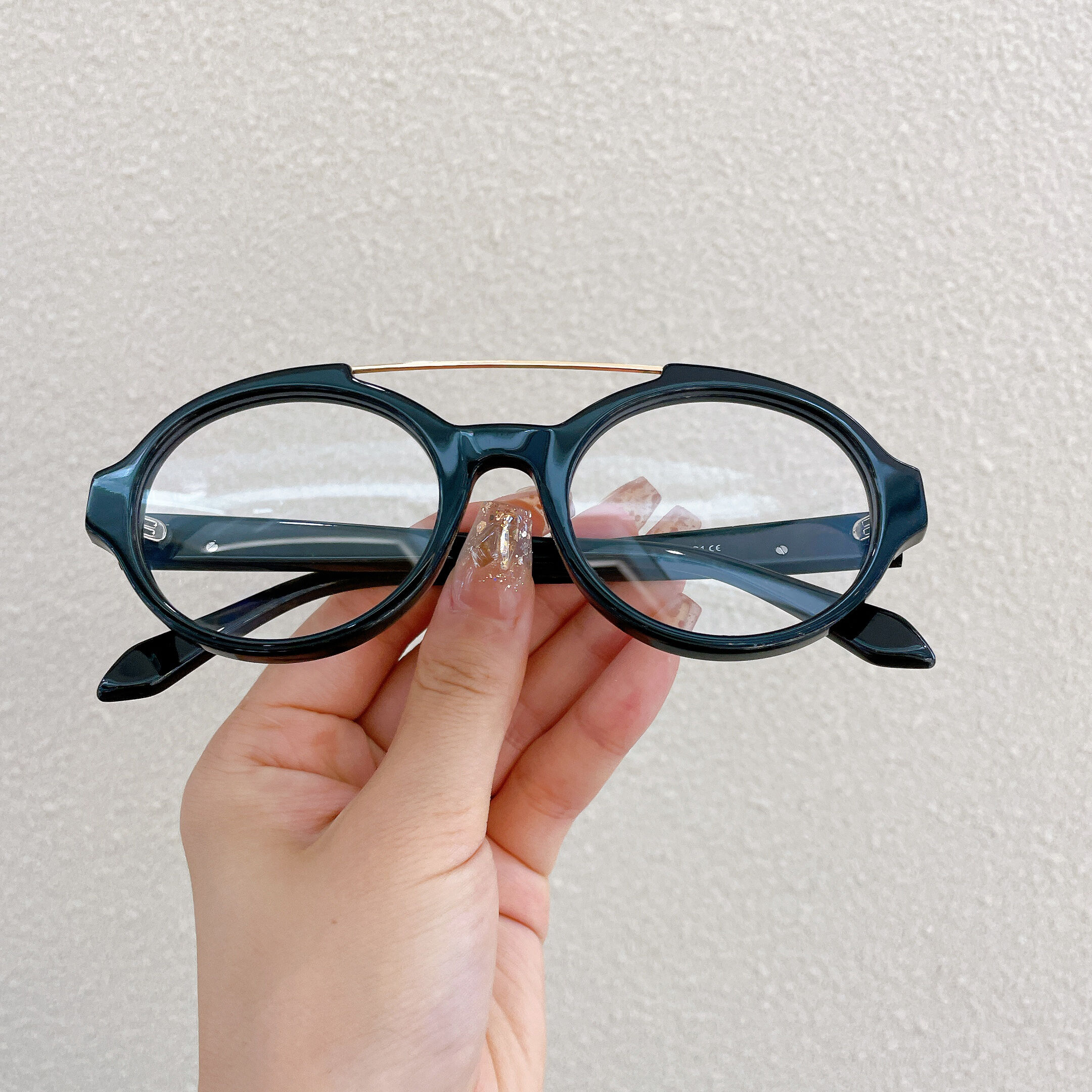 Elme Aviator Black Glasses