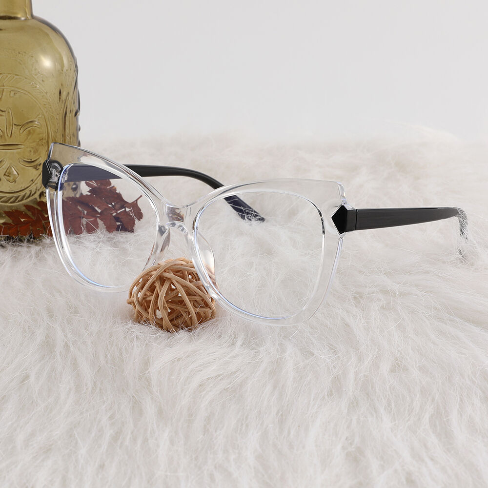 Isabella Cat Eye Clear Glasses