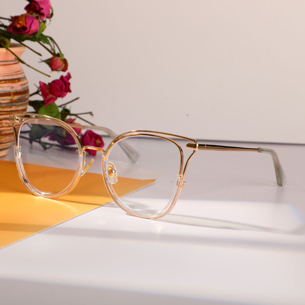 Helin Cat Eye Clear Glasses