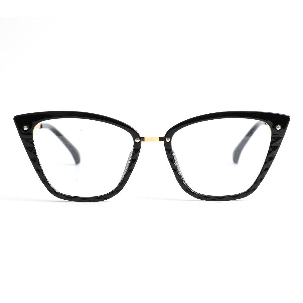 Daphne Cat Eye Schwarze Brille