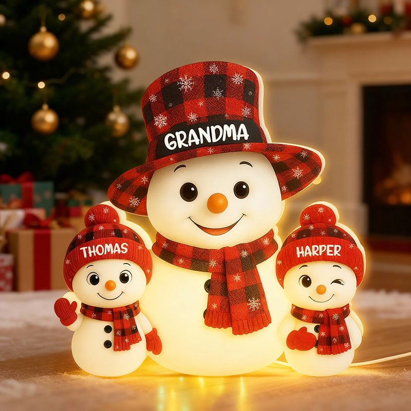 Gepersonaliseerd nachtlampje met naam Mooi cadeau voor oma