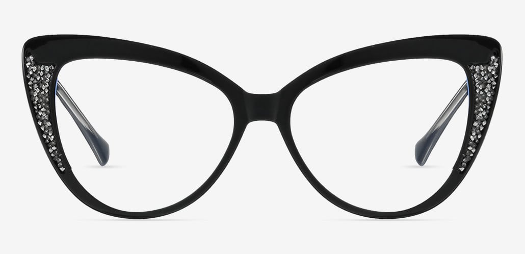 Ferguso Black Cat Eye Glasses