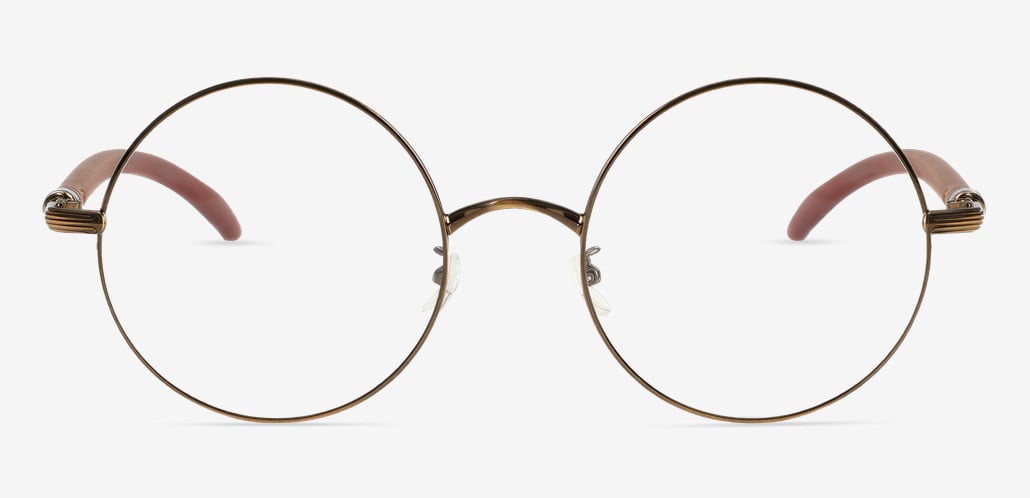 Rodney Lunettes Rondes Marron