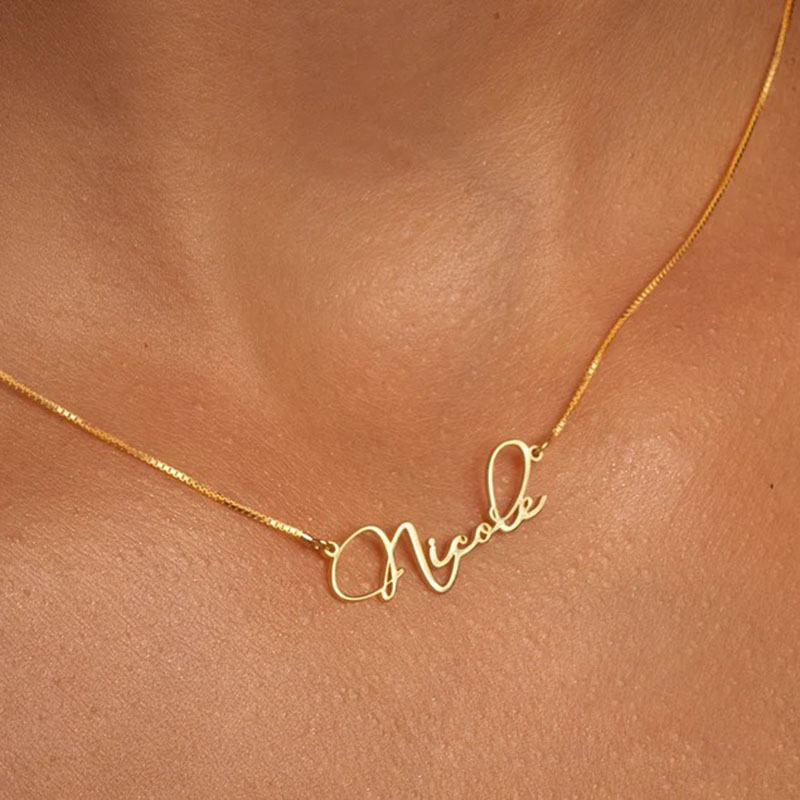 Personalized Name Necklace with Artistic Font Style Gift for Best Friend