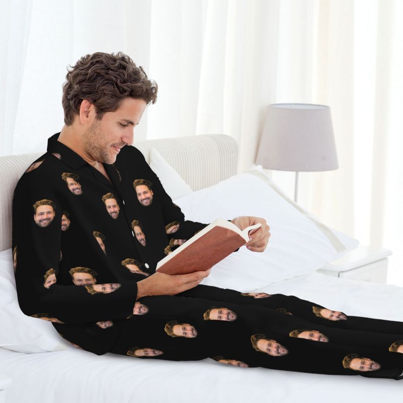 Personalized Pajamas Custom Photo and Color Design Your Own Attractive Gift for Loved One