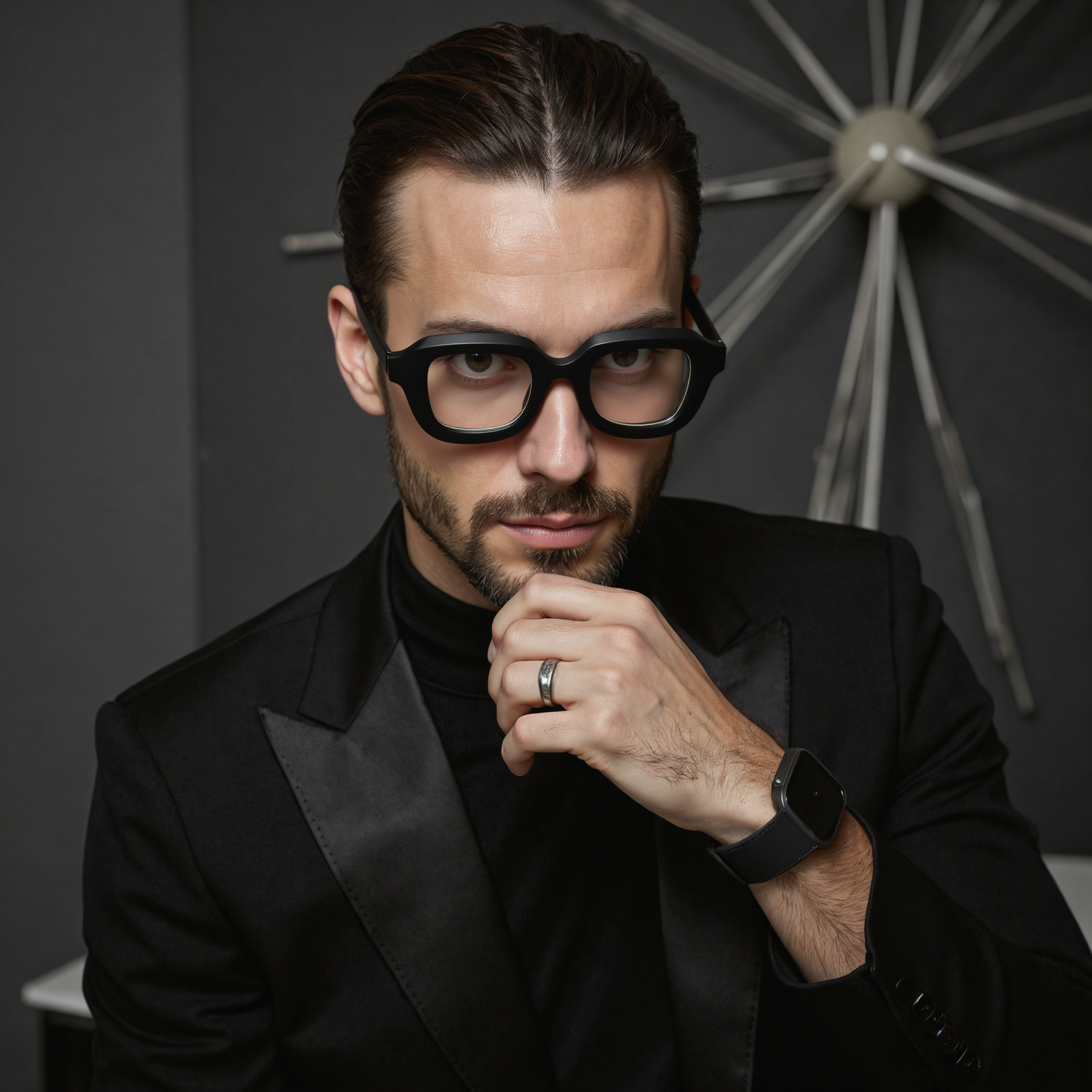 Occhiali da Vista Lorraine Quadrato Nero