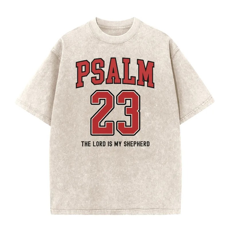 Personalized Washed T-shirt Custom Name and Slogan Graphic Design Creative Gift for Sports Lovers