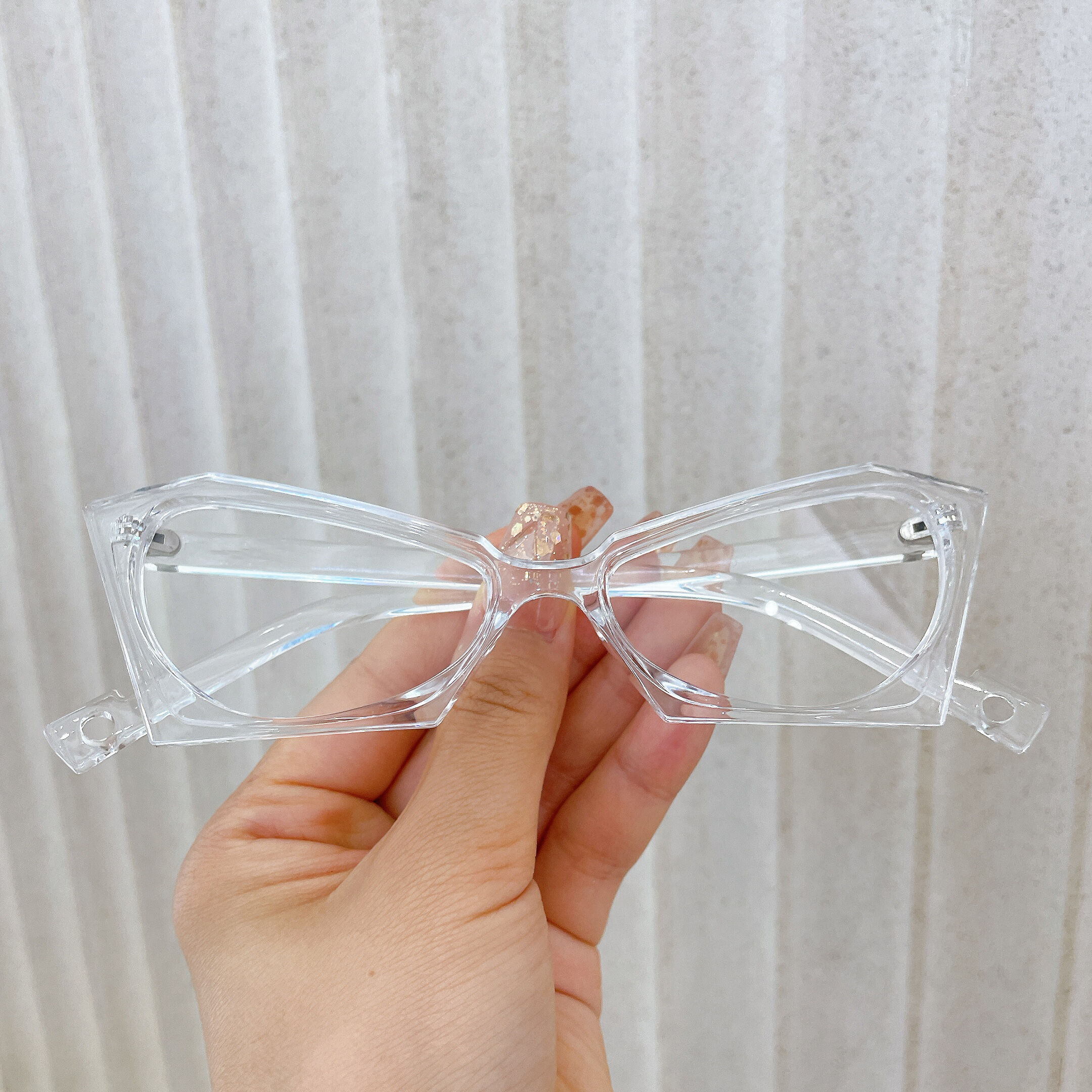 Alvon Cat Eye Clear Glasses
