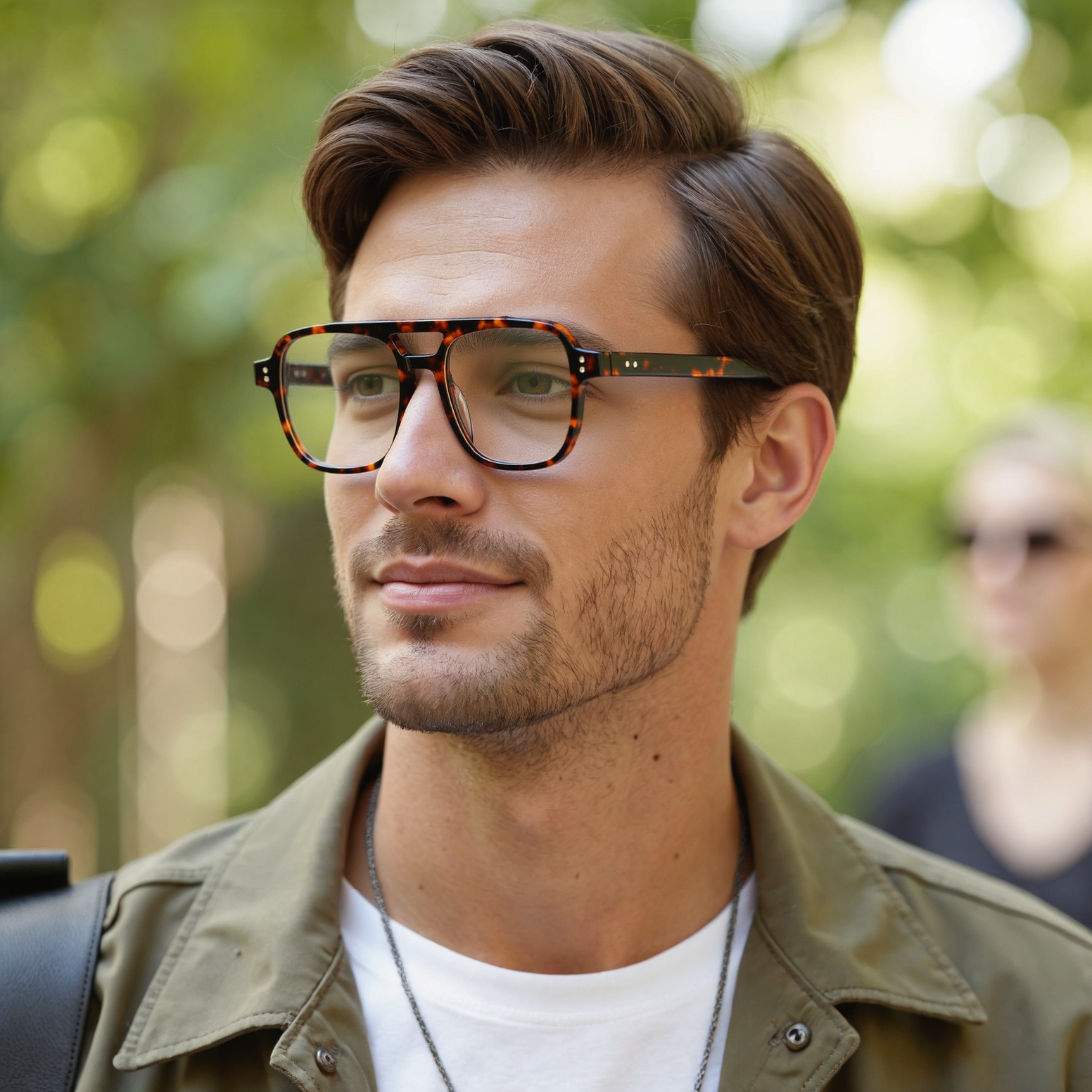 Occhiali da Vista Broderick Aviator Tartarugato