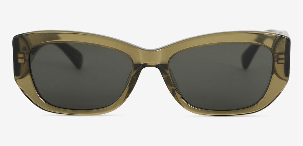 Murray Lunettes de soleil Rectangulaires Vertes