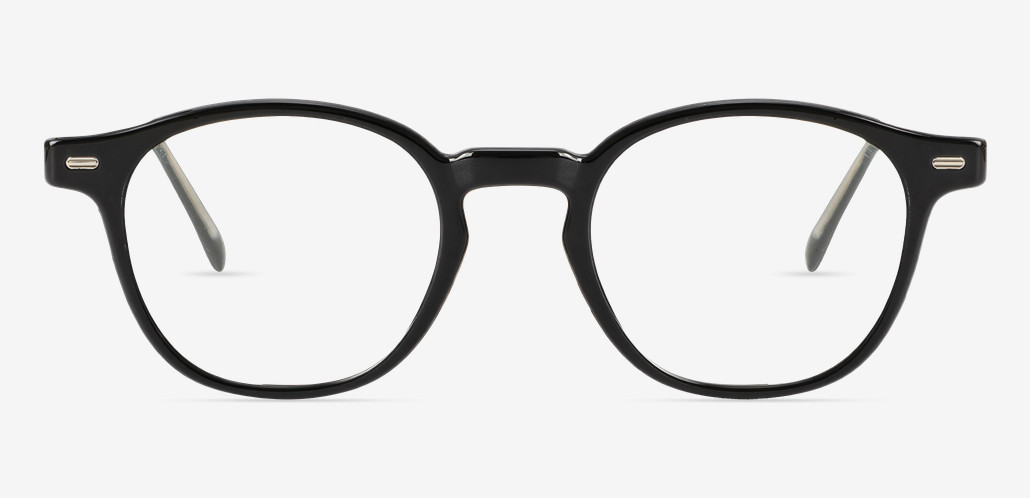 Zebulon Black Square Glasses