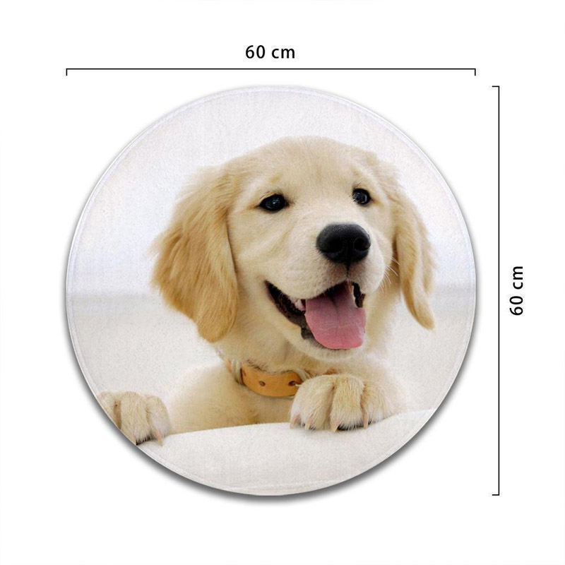 Custom Photo Floor Mats Round Shape Doormat