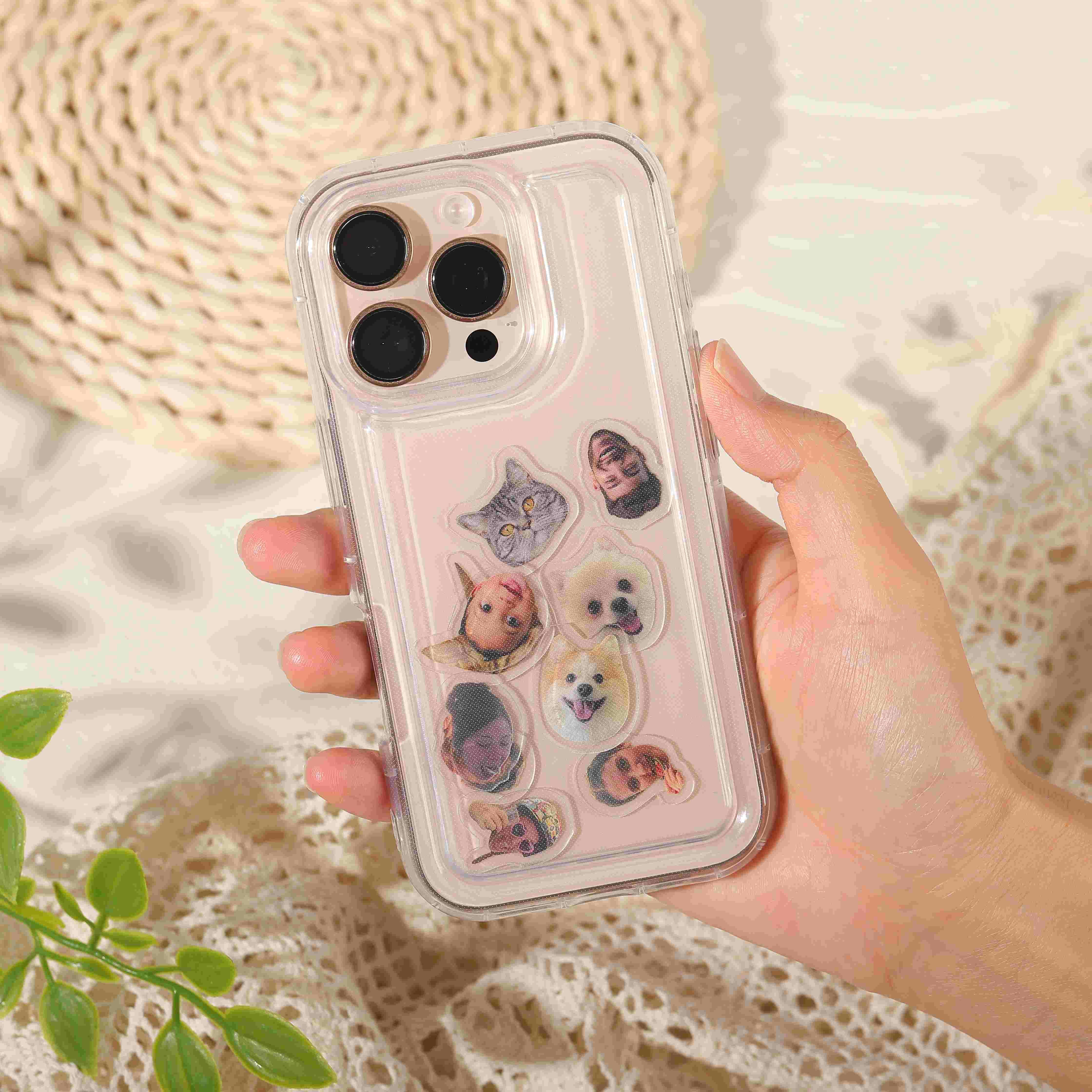 Personalized Phone Case Custom Acrylic Photo Fun Gift for Friends