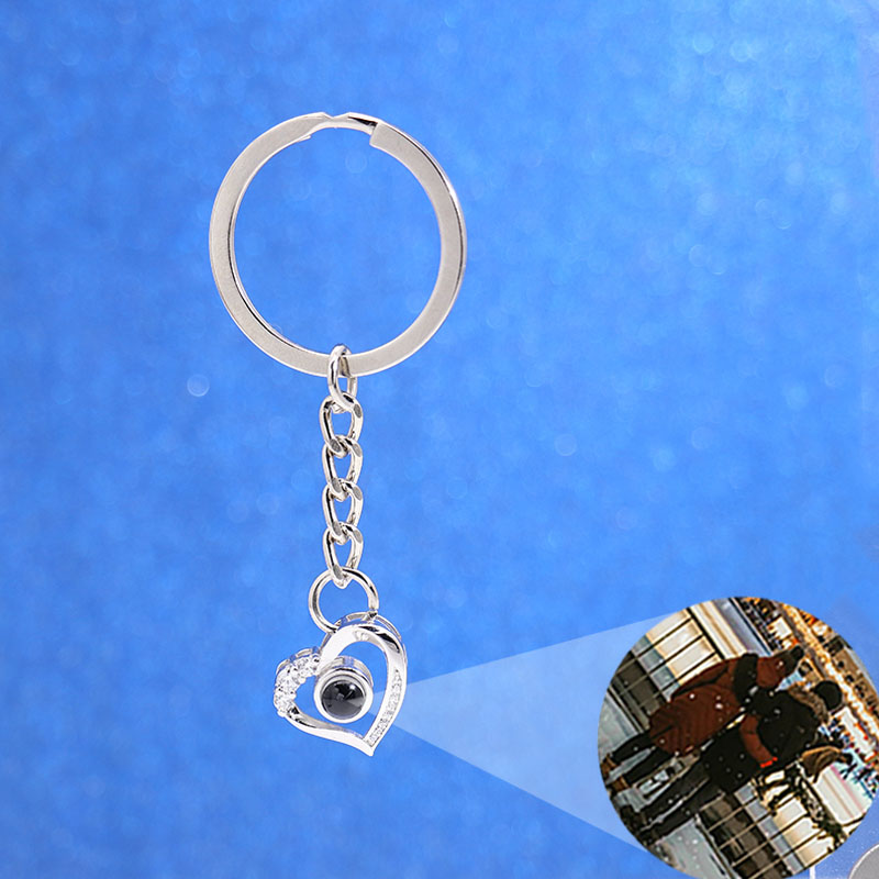 Personalized Photo Projection Keychain-My Heart Will Go On
