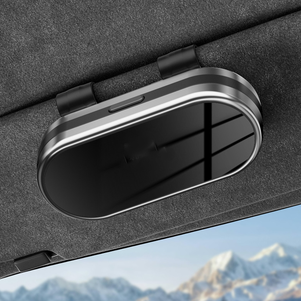 Personalized Car Mirror Glasses Case with Custom Logo Sunglasses Storage Box Gift for Men