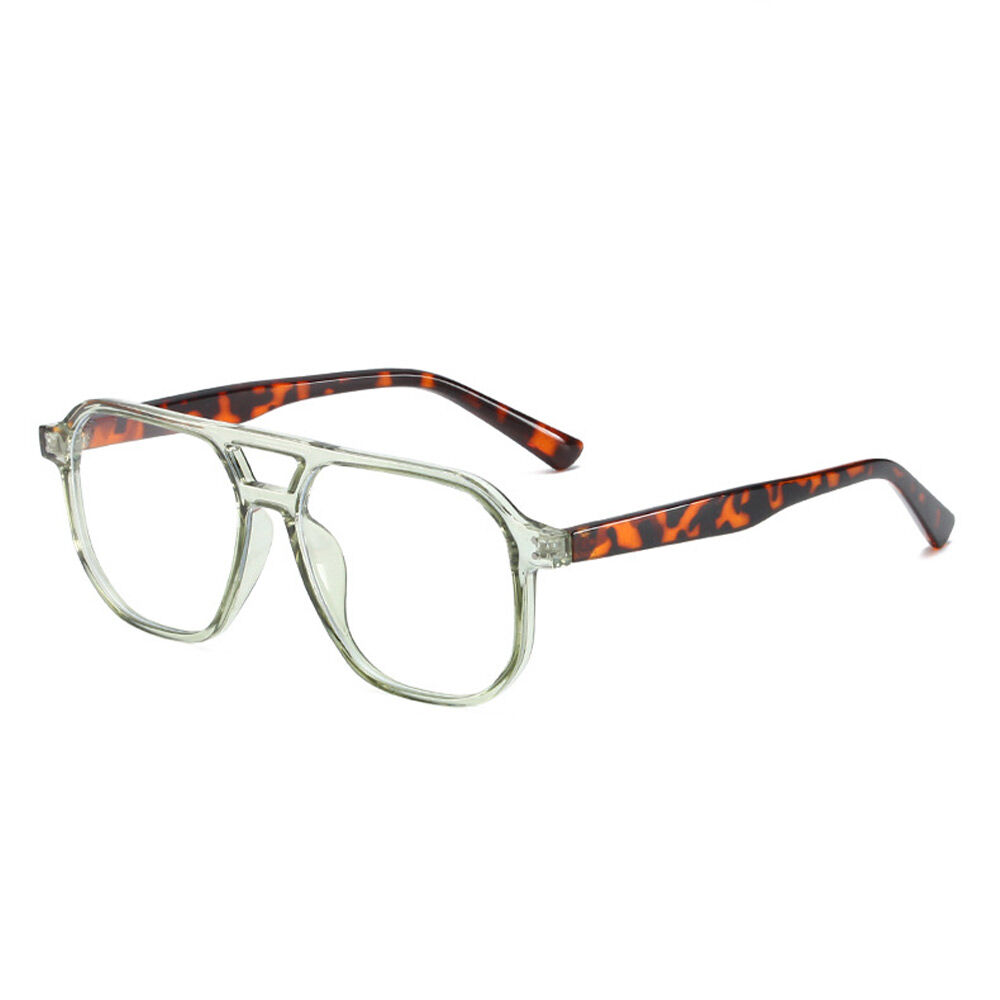 Truda Aviator Green Glasses