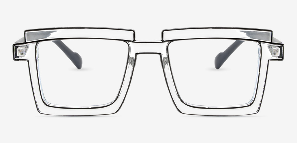 Flossie Gafas Cuadradas Transparentes