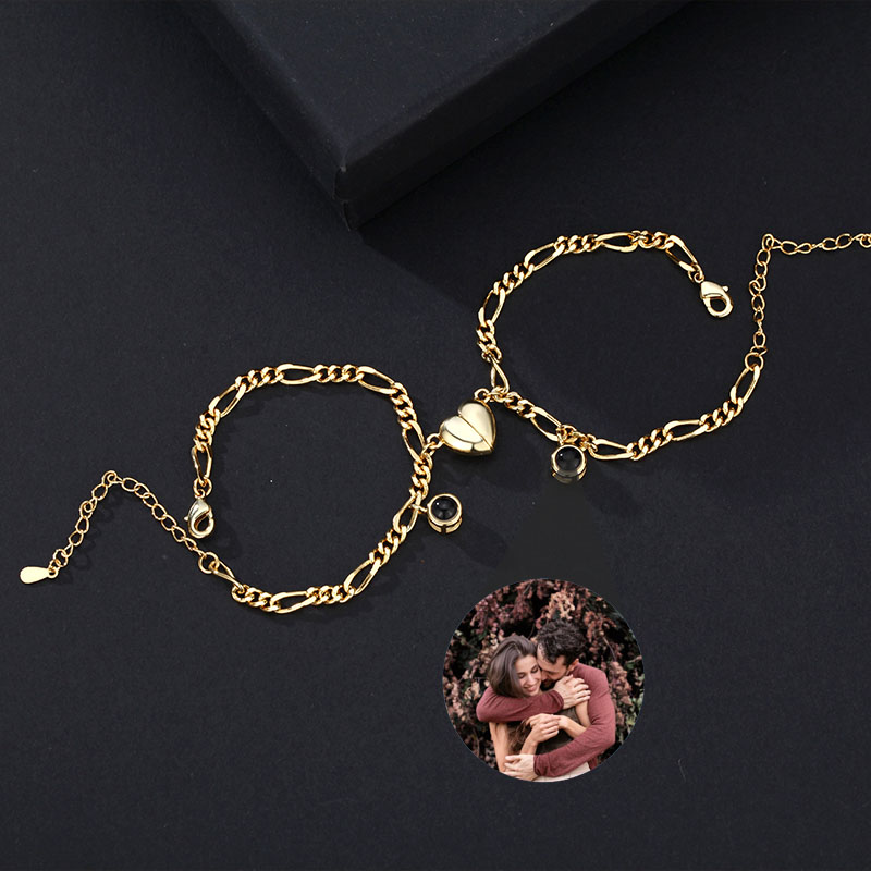 Personalized Picture Projection Bracelet for Valentine's Day
