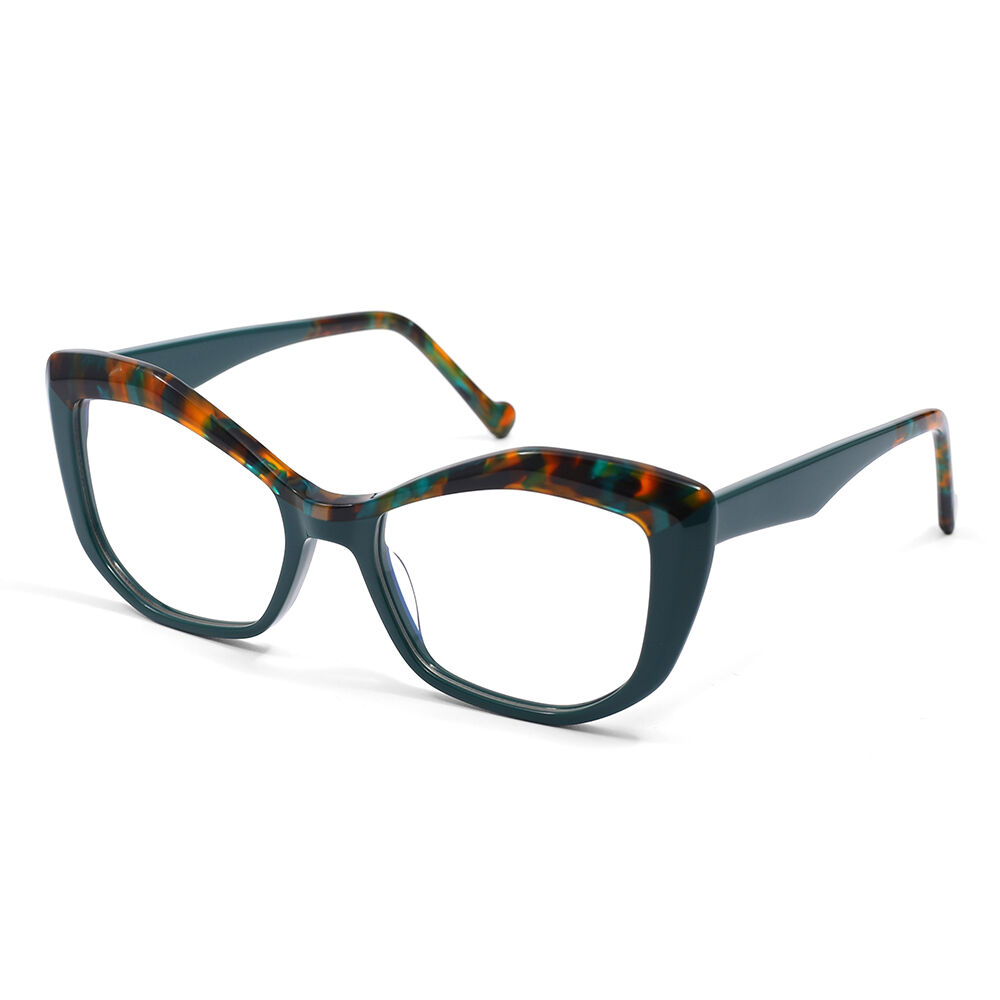 Sallins Cat Eye Green Glasses