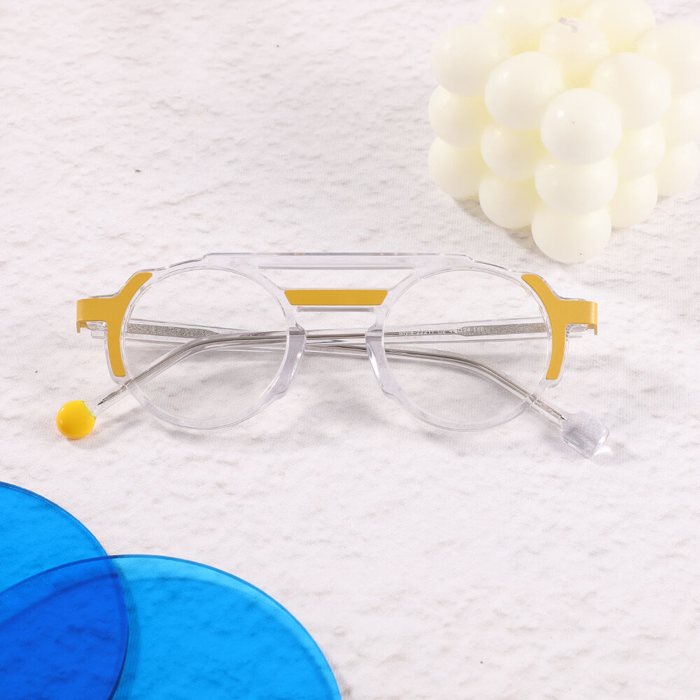 Gallup Aviator Clear Glasses