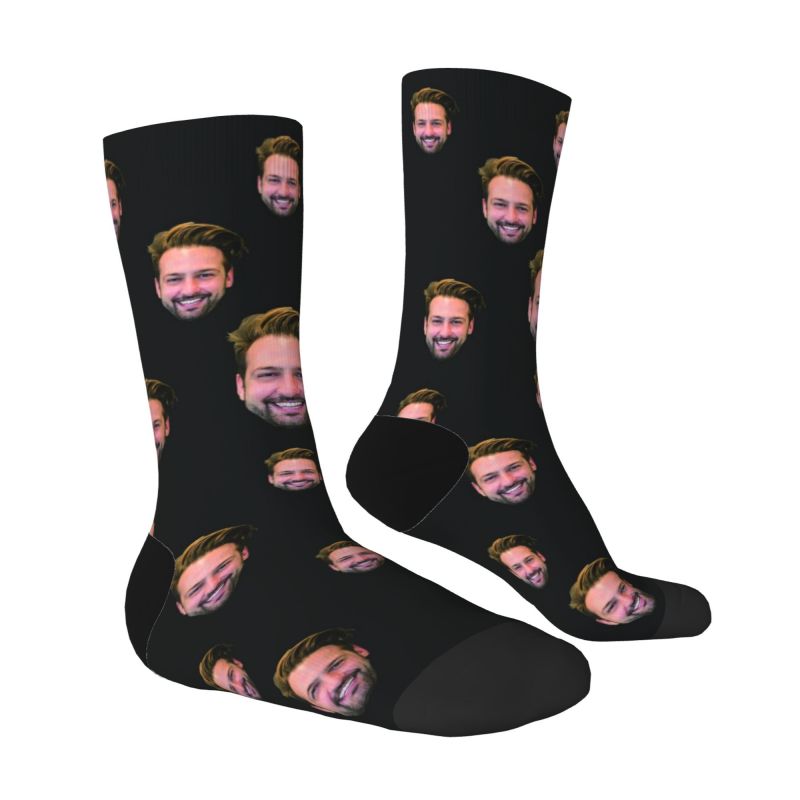 Customized Face Socks Simple Style Personalized Socks for Him