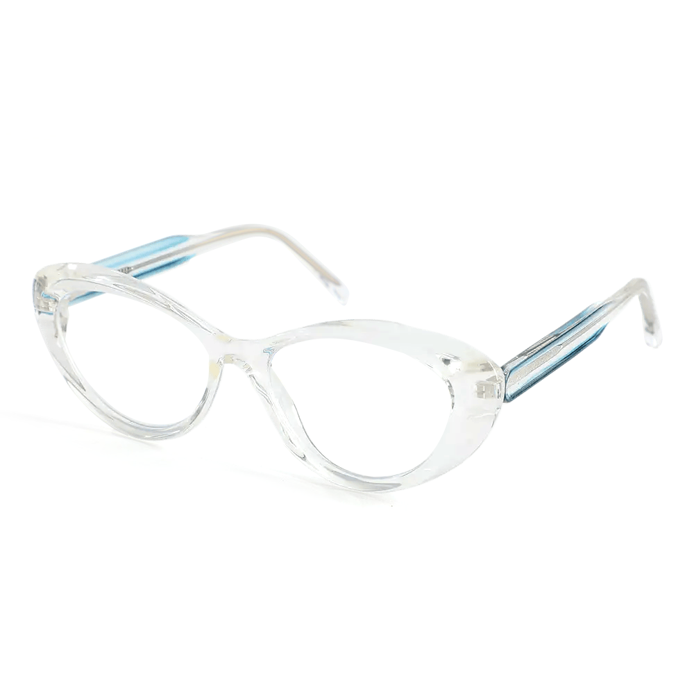Occhiali da Vista Vogt Cat Eye Chiaro 