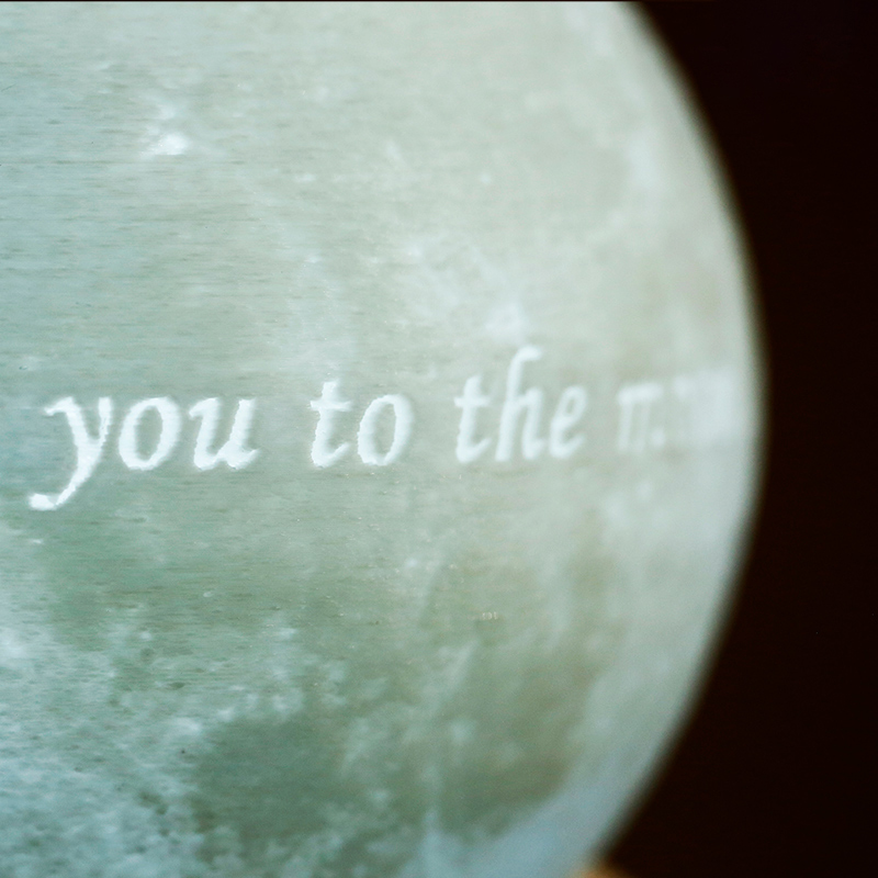 Lámpara luna 2 Colores Táctil en 3D foto personalizado(10cm-20cm)