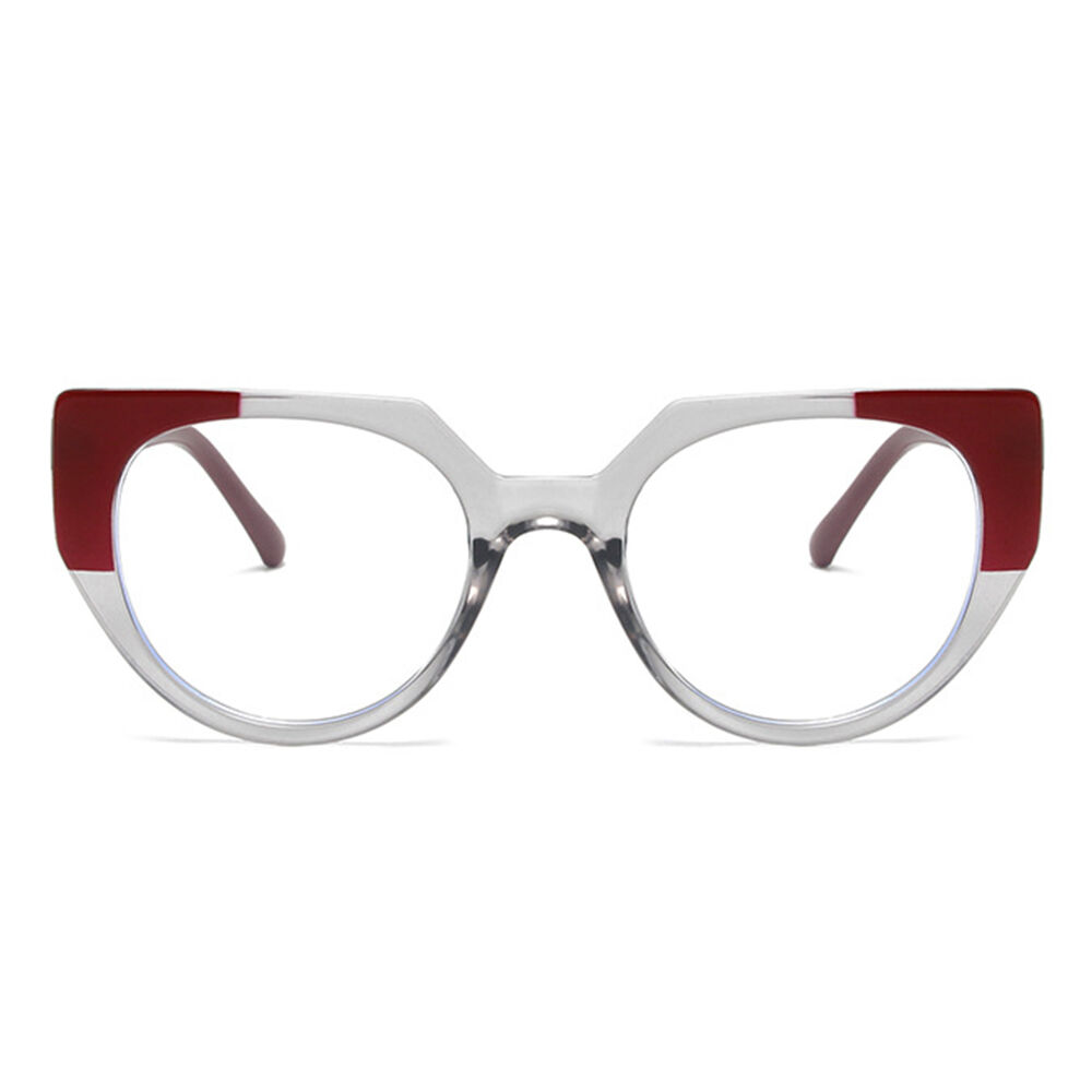 Isaac Cat Eye Gray Glasses