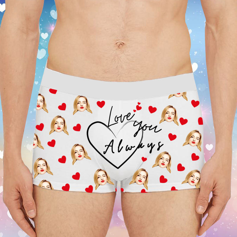 顔写真 似顔絵 男性用 下着 パンツ カスタマイズ