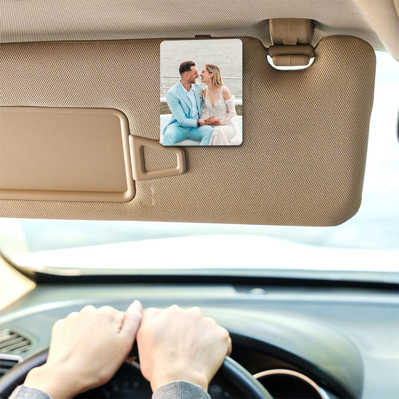 Individuelles Auto Visier Clip Fotorahmen Einfaches Autozubehör Neues Auto Geschenk für Freunde