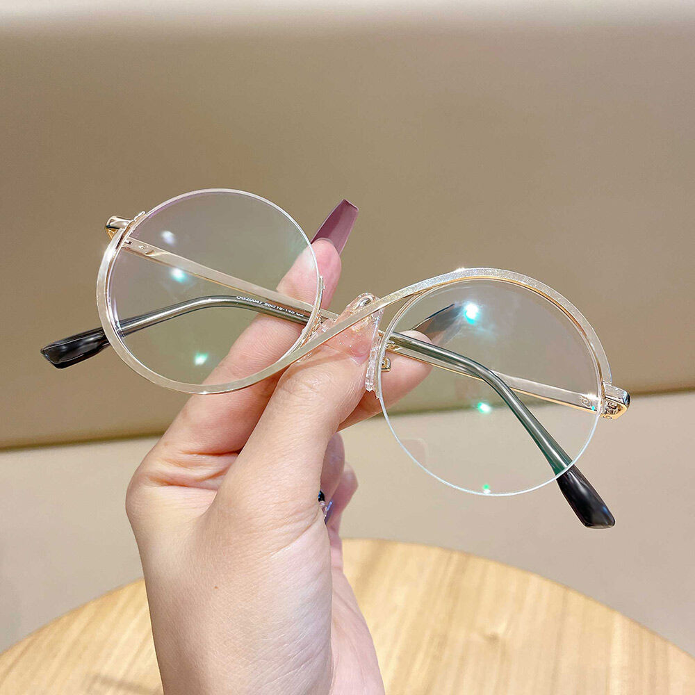 Hilary Round Gold Glasses