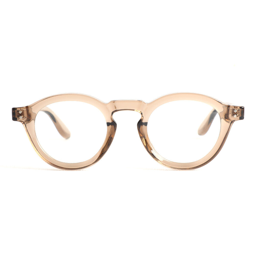 Lunettes de Vue Donahue Ronde Marron