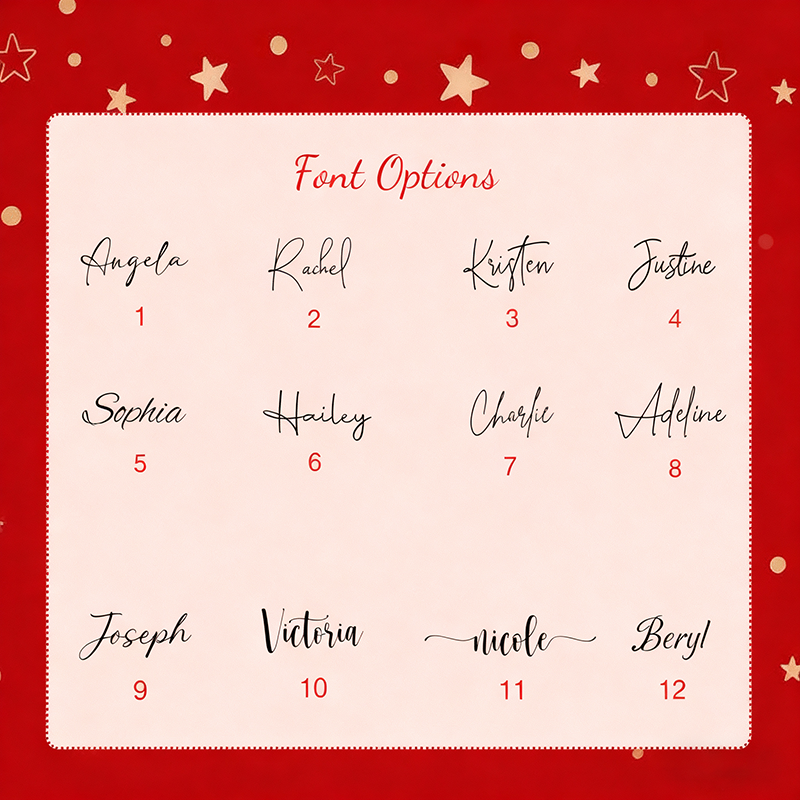 Personalized Christmas Gift Bag with Custom Name Different Gift for Friends